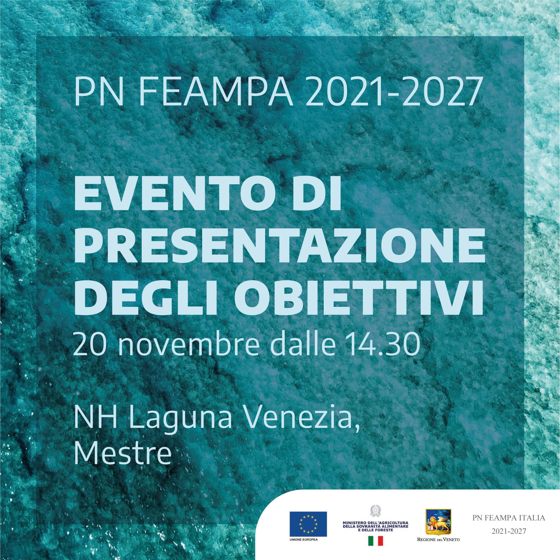 locandina evento di presentazione degli obbiettivi