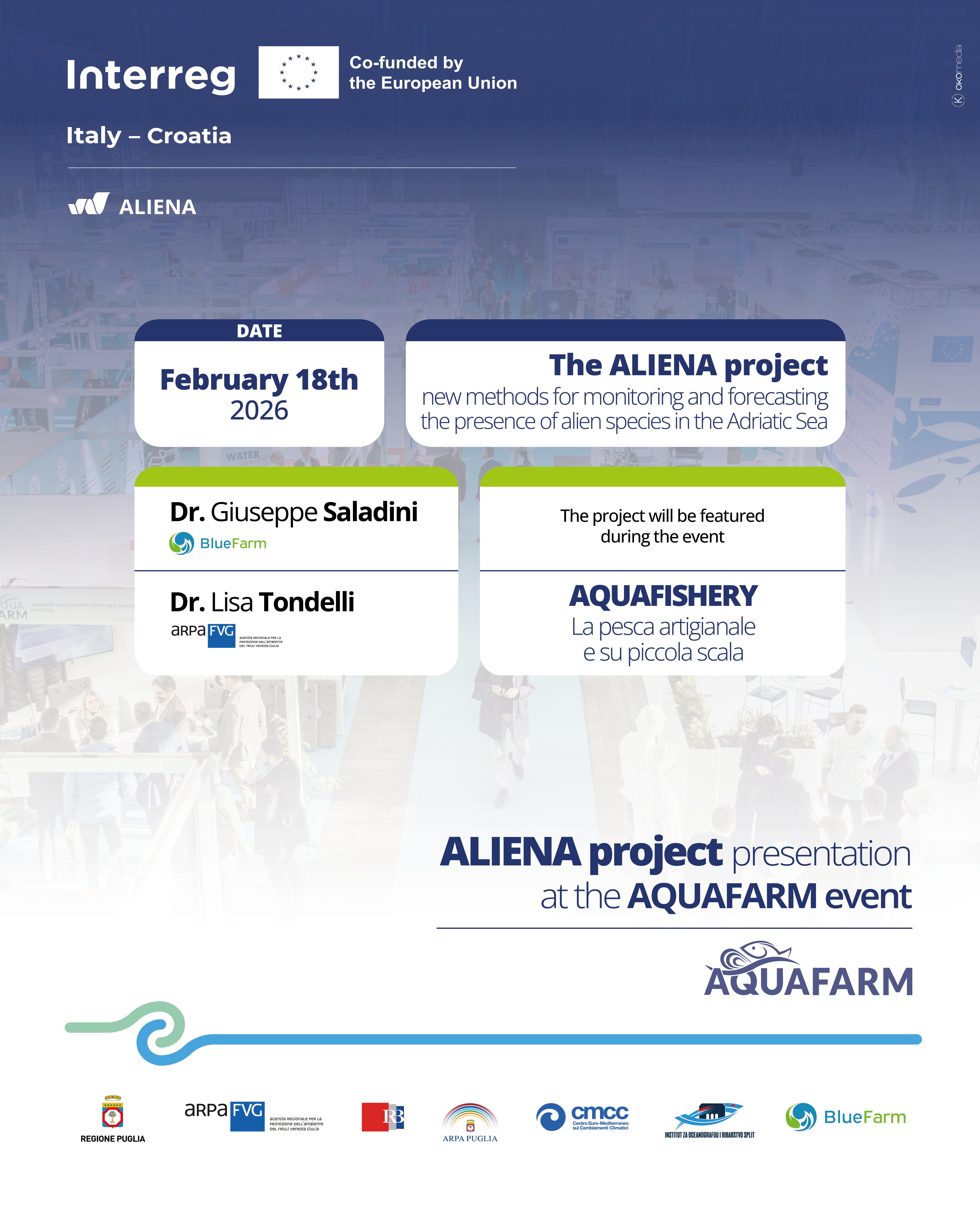 Bluefarm and ARPA FVG at Aquafarm