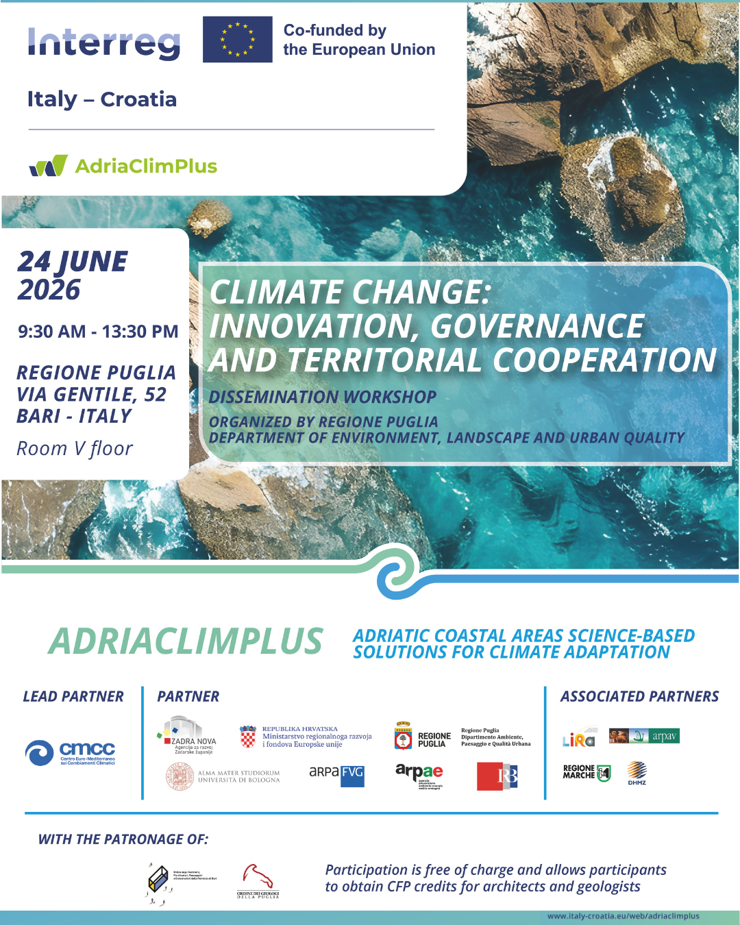 Dissemination workshop in Bari